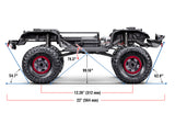 Traxxas TRX-4 Sport High Trail 1/10 Brushed Scale and Trail Crawler - Gray