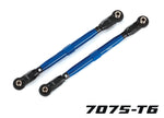 Traxxas Aluminum Toe Links WIDEMAXX 119.8 - Blue