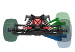 Traxxas Jato 4x4 Brushless 1/8 Scale 4WD Electric Racing Buggy w/ TQ Radio - Green