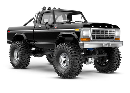 Traxxas TRX-4M 1979 Ford F150 Ranger XLT High Trail 1/18 Brushed Scale and Trail Crawler - Black