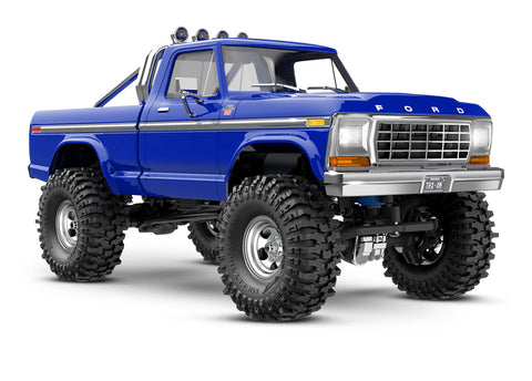 Traxxas TRX-4M 1979 Ford F150 Ranger XLT High Trail 1/18 Brushed Scale and Trail Crawler - Blue