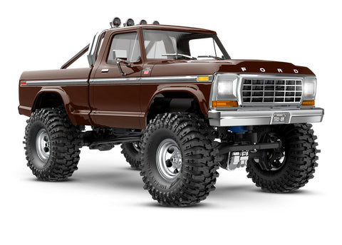 Traxxas TRX-4M 1979 Ford F150 Ranger XLT High Trail 1/18 Brushed Scale and Trail Crawler - Brown