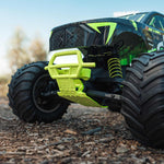 ARRMA 1/10 GORGON 4X2 MEGA 550 Brushed Monster Truck RTR with Battery & Charger, Yellow