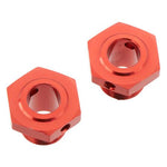 ARRMA Wheel Hex Aluminum 17mm (13.6mm Thick) Red (2)