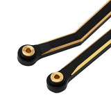 INJORA 8PCS 37g Heavy Brass High Clearance Chassis 4 Links Set for SCX24 C10 JLU Bronco Base Camp 4Runner