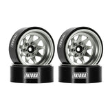 INJORA 1.3" Stamped Steel -4.05mm Offset Wheels for Micro Crawlers (W1312)