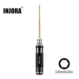INJORA 0.04" 0.9mm Hexagon Screwdriver for 1/24 1/18 RC Crawlers