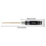 INJORA 0.04" 0.9mm Hexagon Screwdriver for 1/24 1/18 RC Crawlers