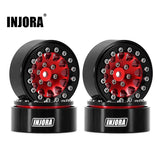 INJORA 1.3" Aluminium 0mm Offset Wheels for Micro Crawlers (W1311)