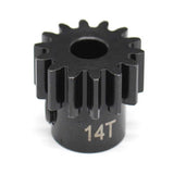 Hot Racing 14t Mod 1.5 Hardened Steel Pinion Gear 8mm Bore