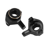 INJORA 2pcs Black Brass Front Steering Knuckles Counter Weights for SCX24 AX24