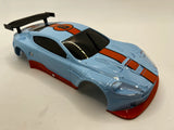Silver Horse Mini-Z Aston Martin 98mm Body - Gulf Livery