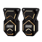 INJORA 2pcs 10g/pcs Black Brass Diff Covers for Axial SCX24 AX24