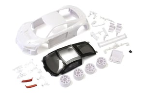 Kyosho Mini-Z MM Audi R8 LMS 2015/16 White Body Set (w/2WD Wheels)