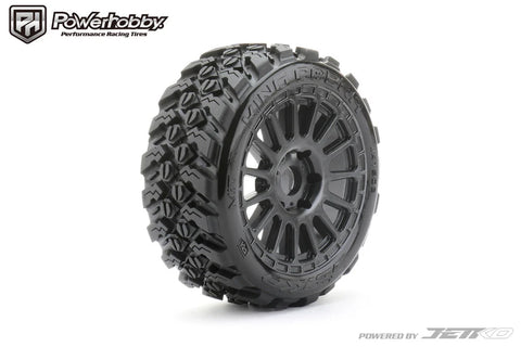 Powerhobby 1/8 Buggy King Cobra Belted Tires Mounted 17MM Radial Wheels