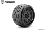 Powerhobby 1/8 SGT 3.8 Super Sonic Belted Mounted Tires Low Profile Hex Wheels