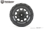 Powerhobby 1/10 2.8 ST Tomahawk Belted Tires (2) with Removable Hex Wheels