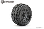 Powerhobby 1/10 2.8 ST Tomahawk Belted Tires (2) with Removable Hex Wheels