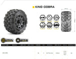 Powerhobby 1/10 2.8 ST King Cobra Belted Tires (2) with Removable Hex Wheel