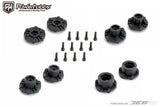 Powerhobby 1/10 2.8" MT Defender Belted Mounted Tires (2) w/ Removable Hex Wheels
