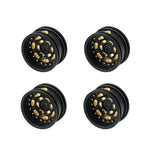 Powerhobby Brass Wheels 0.7" Offset 3.6mm Black (4) Axial SCX30
