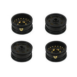 Powerhobby Brass Wheels 0.7" Offset 3.6mm Black (4) Axial SCX30