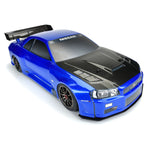 Protoform 1/7 2002 Nissan Skyline GT-R R34 Painted Body (Blue): Infraction 6S