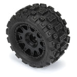 Pro-Line 1/18 Badlands MX 1.85" F/R MTD 12mm Black Raid: Granite GROM