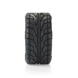 Pro-Line Racing 1/12 Avenger Tire Mounted on Overdrive Gray Wheel 8mm Hex (4): Losi Race Car - PRO1030810