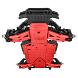 Pro-Line Bash Armor Chassis Protector (Red) for ARRMA 3S Short WB