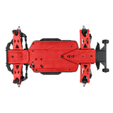 Pro-Line Bash Armor Chassis Protector (Red) for ARRMA 3S Short WB