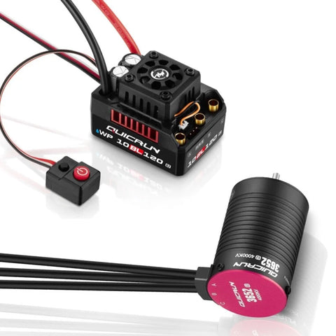 Hobbywing QUICRUN WP 10BL120 G2 Combo (Sensorless) - 3652 SL 3250KV G2