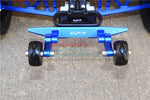GPM Racing Traxxas Rustler 4x4 Aluminum Adjustable Wheelie Bar - Blue