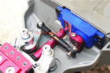 GPM Racing Traxxas Rustler 4x4 Aluminum Servo Horn w/ Tie Rod - Blue