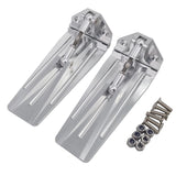 PlatinumRC CNC Aluminum Boat Trim Tabs 90mm - Silver