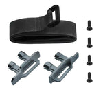 PlatinumRC Traxxas MAXX Tall Battery Hold Down Mounts w/ Velcro Strap - Grey