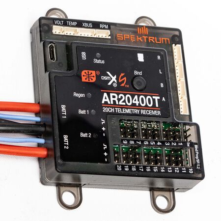 Spektrum AR20400T 20-Channel PowerSafe Telemetry Receiver