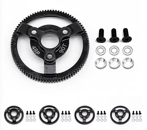PlatinumRC 48P Hardened Steel Spur Gear Traxxas 2WD