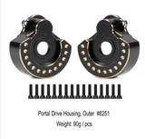 PlatinumRC TRX-4 TRX-6 Black Brass Upgrades