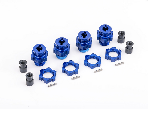 Traxxas 17MM Wheel Hubs & Nuts For EHD Blue - 9086