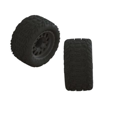 ARRMA 1/10 dBoots Katar MT Pre-Mounted Tire 14mm Hex (2) - ARA550091