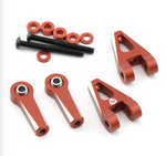 Powerhobby Aluminum Rear Upper Arms Set Red Kyosho 1/10 Fazer Mk2 - PHB7062RED