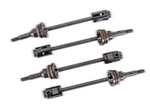 Traxxas WideMaxx Steel CV Driveshafts & Drive Cups (4) - 10789X