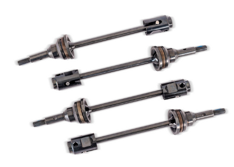 Traxxas WideMaxx Steel CV Driveshafts & Drive Cups (4) - 10789X