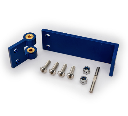 Traxxas Blue Aluminum Rubber Mount w/ Hardware - 5742X