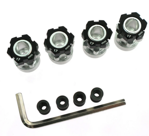 Powerhobby Hex Hub Adapters 12mm to 17mm W/ 6mm Offset