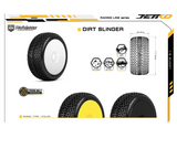 Powerhobby Dirt Slinger 1/8 Buggy Mounted Tires White (2) Super Soft