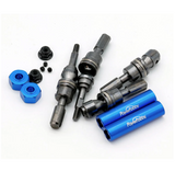 Powerhobby Front Steel Driveshaft / CVD Blue FOR Traxxas Slash / Stampede 4x4