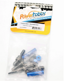 Powerhobby Front Steel Driveshaft / CVD Blue FOR Traxxas Slash / Stampede 4x4