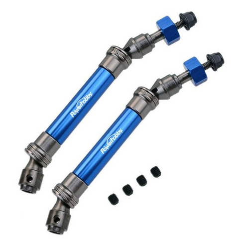 Powerhobby Rear Steel Driveshaft / CVD Blue FOR Traxxas Slash / Stampede 4x4 (Copy)